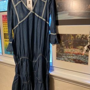 NWT denim dress- lightweight